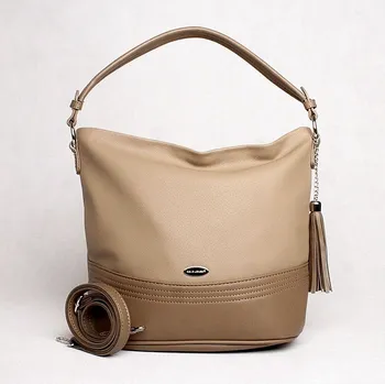 Kabelka Středně velká hnědo-zelená kabelka na rameno David Jones CM6442