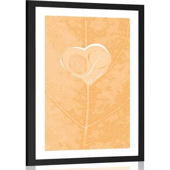 Plakát Dovido Plakát s paspartou detail listu