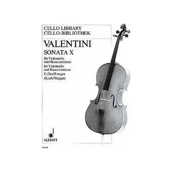 Violoncello Sonate 10 E dur pro violoncello a klavr 1236046