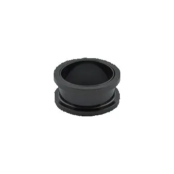 Piercing Doria Tunel z chirurgické oceli černý (18 mm) D190