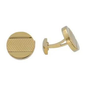 Manžetový knoflíček Doria Manžetové knoflíčky zlaté z oceli D370