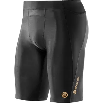 Oblečení a móda SKINS A400 Mens Half Tights - Black (pánské aktivní kompresní kraťasy SKINS) M