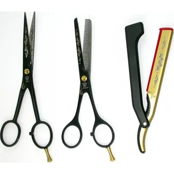 Kadeřnické nůžky Souprava nůžek a břitvy DOVO tatto