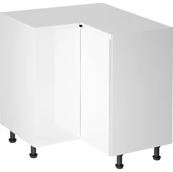 Aspen | dolní skříňka rohová D90N | bílá lesk