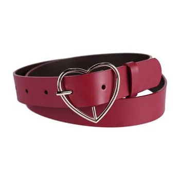 Opasek Doria Dámský pásek kožený červený OD029