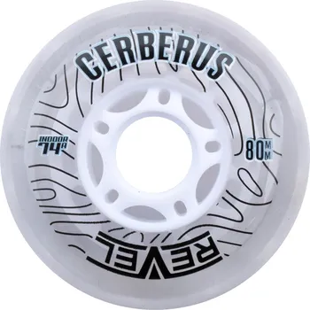 Kolečko k in-line bruslím Kolečka Alkali Revel Cerberus White Indoor 76 mm/74A (4 ks) Balení: Set 4 ks