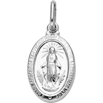 Přívěsek BEALIO Stříbrný přívěsek ZÁZRAČNÁ MADONKA 15 mm 03-00139-0149 Stříbrný