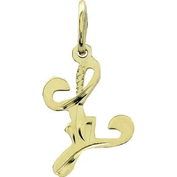 Přívěsek Zlatý přívěsek písmeno "L" 5105L