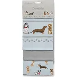Bavlněné utěrky v sadě 3 ks 45x65 cm Curious Dogs – Cooksmart ® ID_1382943