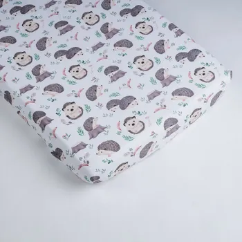 Prostěradlo Tulimese Prostěradlo ježek v lese VÝBĚR VELIKOSTI PROSTĚRADLA: ROZMĚR 90X200 CM