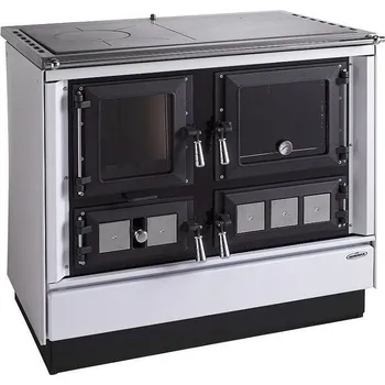 Sporák na tuhá paliva KVS Moravia Klaudie VSP 9112.1582 pravý bílý