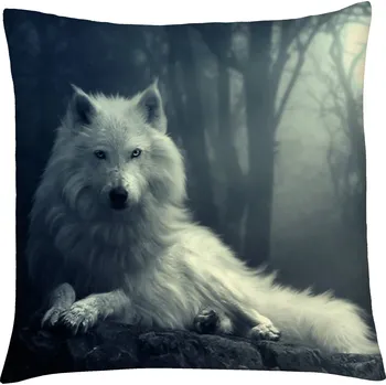 Polštář Polštář s vlkem 15 Mybesthome 40x40 cm Varianta: Povlak na polštář s výplní, 40x40 cm