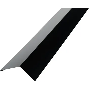 Střecha Lišta okapní H12 BRAVO Barva: RAL 9005 - Černá, Velikost: 1 metr