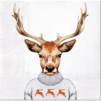 Papírový ubrousek Obrúsky PAW L 33x33cm King Of Forest