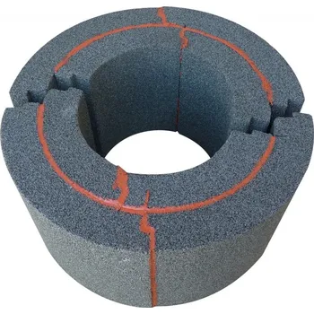 Kouřovod Protipožární prostup parotěsný tl. 10 cm, pro nerezový komín ø 210 mm, výška 70cm