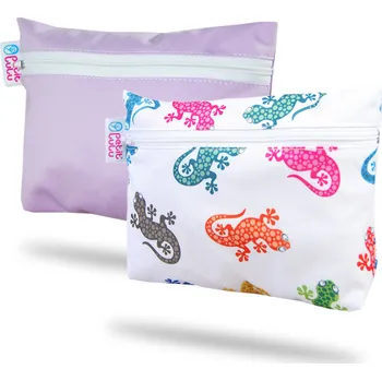 Kosmetická taška Petit Lulu s.r.o. Malá taštička 2 ks (šeříková, gekoni)