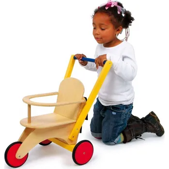 Doplněk pro panenku Legler 5697 Dřevěná tříkolka pro panenky