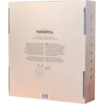 Dárkový karton na 3 láhve - krémový, kód: 201382