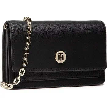 Kabelka Tommy Hilfiger dámská kabelka Honey Chain Crossover AW0AW09665 černá