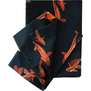 Povlečení Lullalove Bavlněné ložní povlečení 135x100 cm Kapr Koi