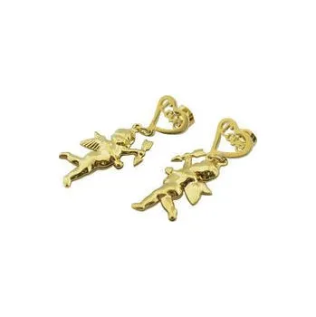 Náušnice Doria Náušnice AMOR z chirurgické oceli zlaté J257