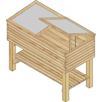 Skleník Pařeniště LANITPLAST NATUR 120/60 (S7274)