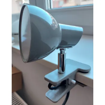 Lampička Led lampička s klipem barva šedá 7656 - 140x85mm