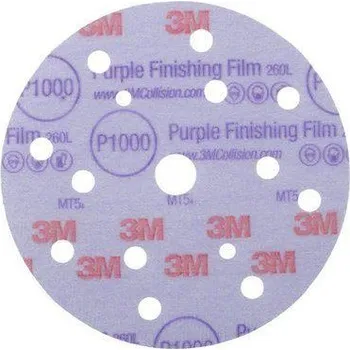 Brusný kotouč Kotouče Purple 260L+ 150mm P1000, 15d, film
