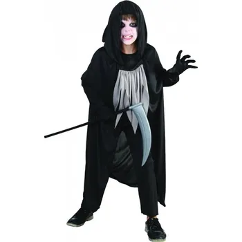 Karnevalový kostým Bristol Novelty dětský kostým duch smrťák vel. M - CC792