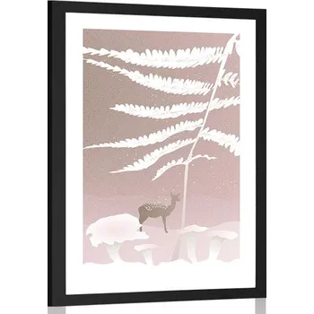 Plakát Dovido Plakát s paspartou pohádkový život v lese