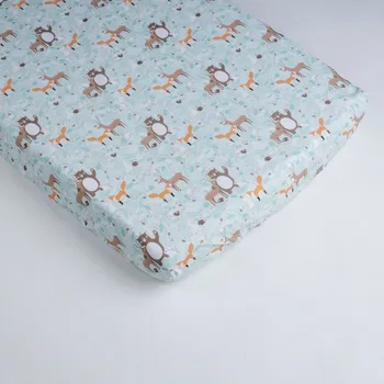 Prostěradlo Tulimese Prostěradlo lesní partička VÝBĚR VELIKOSTI PROSTĚRADLA: ROZMĚR 90X200 CM