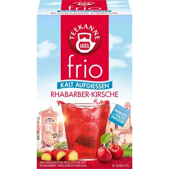 TEEKANNE FRIO OVOCNÝ LEDOVÝ ČAJ REBARBORA A TŘEŠEŇ 45g NĚMECKO!