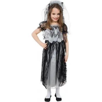 Bristol Novelty CC637 dětský kostým gotický nevěsta šaty , vel. L