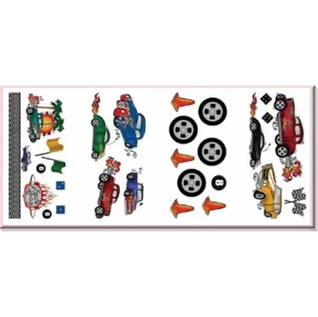 Samolepící dekorace Borders Unlimited Samolepky na zeď - Auta 25ks