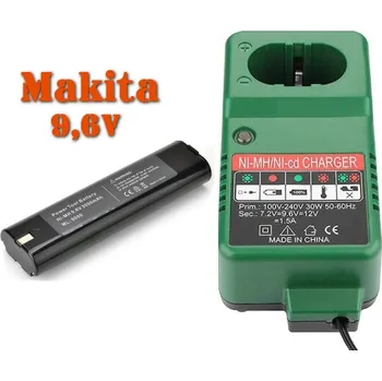TopTechnology MK6096 9,6V 1,5A 230V neoriginální nabíječka AKU baterie Makita Ni-MH, Ni-CD
