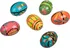 Velikonoční dekorace ČistéDřevo Velikonoční vajíčka dřevěná ručně malovaná 6 ks