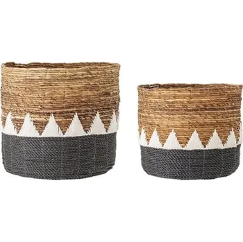 Úložný box Set 2 košů z banánových listů