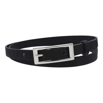 Opasek Doria Dámský pásek kožený černý OD023