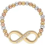 Doria Náramek korálkový z oceli INFINITY L324
