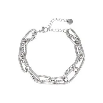 Náramek Doria Náramek řetízkový stříbrný z oceli G610