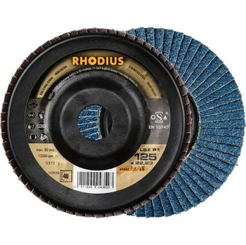 Brusný kotouč Rhodius kotouč lamelový PRO Line LSZ P1, 115 x 22,2 mm, zrnitost 80, zirkon - 053-202539