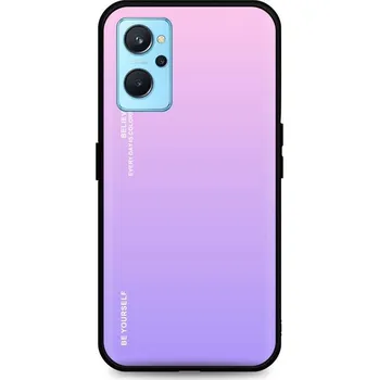 Pouzdro na mobilní telefon Kryt Realme 9i pevný duhový růžový (obal neboli pouzdro na Realme 9i)