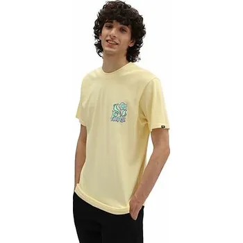 Pánské tričko Tričko Vans PEACE FLOWER SS Pale Banana velikost L