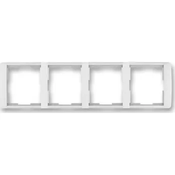 vypínač ELEMENT Čtyřrámeček vodorovný bílá/ledová bílá ABB 3901E-A00140 01