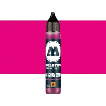 Lihový inkoust MOLOTOW Refill Ink pro GRAFX, růžový UV-FLUORESCENT