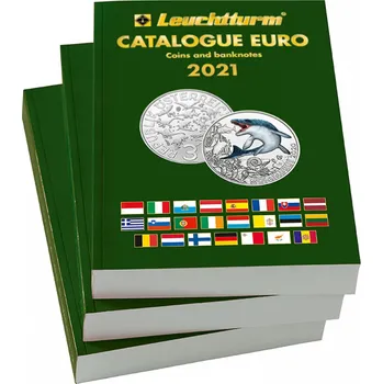 Sběratelství Euro katalog mincí a bankovek Leuchtturm 2021 ( anglicky )