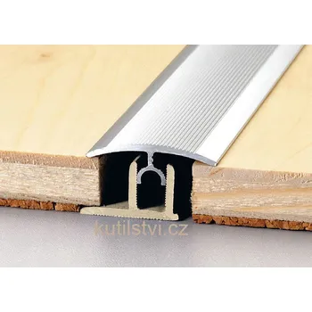 Podlahová lišta PRINZ Přechodový podlahový profil PT Master, š. 34mm, podlaha 12-17,5mm, výškový rozdíl do 6mm, doprodej Varianta: Přechodová podlahová lišta PTM 34 (12-17,5), 270cm, zlatá