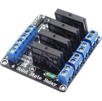 Vývojová deska SSR Relé modul Low level - 4 kanály 12V DC