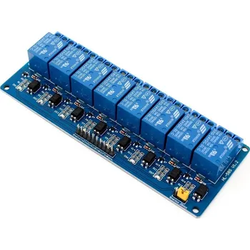 Elektronická součástka Relé modul 8 kanálů 24V DC s optočlenem