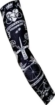 Cyklistické návleky Cycology návleky na ruce Velo tattoo Arm Warmer S-M